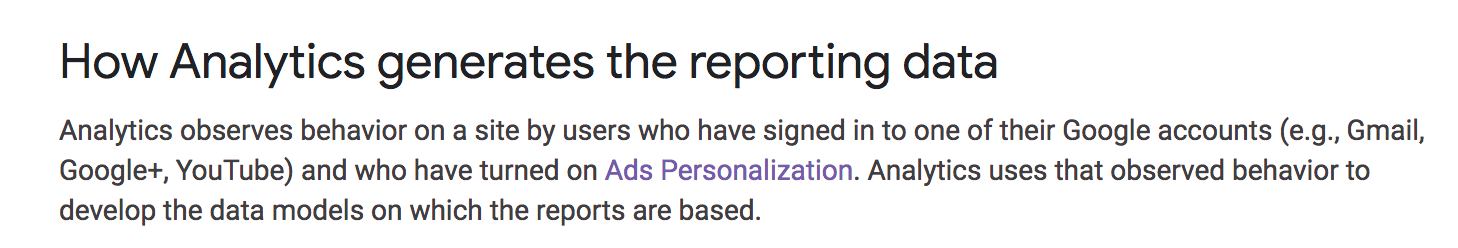 Google Signals data source
